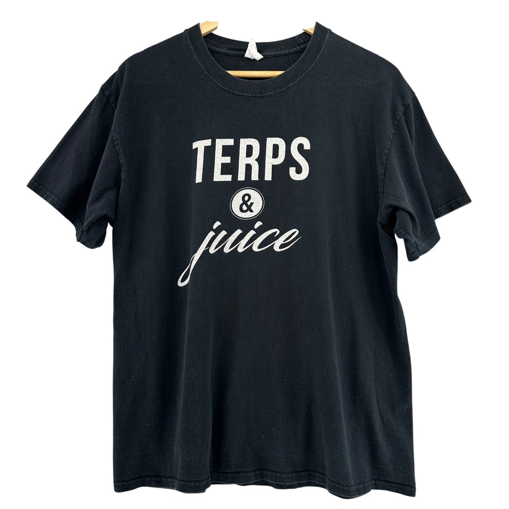 Terps & Juice Fairwinds Boxy T-Shirt Men's L Streetwear Maryjane 420 Herb Skater